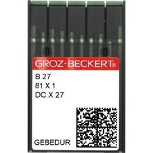 Groz Beckert Overlok Dikiş Iğnesi / DCX27(B27) Gebedur 8/60 100ADET