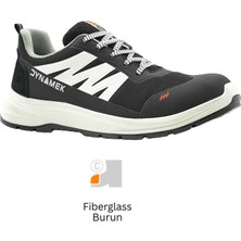 Mekap Pro Dynamek Windy Dmk-50 S1 Siyah Fiberglass Burun Iş Ayakkabısı