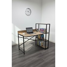 3 Raflı Çalışma Masası 60X120 - Bilgisayar Ofis Ders Masası Oyuncu Masası