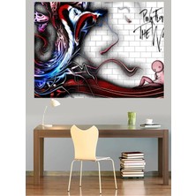 Mushen Studio Pink Floyd The Wall Psychedelic Kanvas Tablo Duvar Dekoru Sanat Eseri Çerçevesiz Ev Ofis