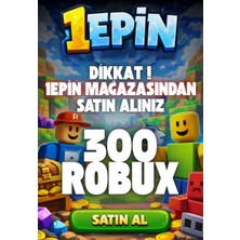1Epin Roblox 300 Robux - Usd Para Birimi