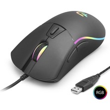 Epilons G902 Gaming Mouse 3600 Dpi 6 Tuş 1000 Hz Rgb - Siyah