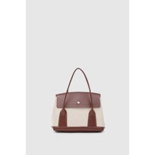 Shule Bags Suede Garnili Kanvas El ve Çapraz Taba