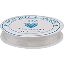 Calperia 3 Adet Esnek Şeffaf Lastik Ip, 1 mm Kalınlıkta 15 Metre