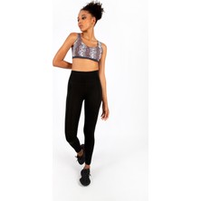 Yoga Zero Ikonik Yüksek Bel Push Up Tayt Siyah