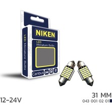 Universal LED Ampul Sofit Canbus LED 31MM 12-24V