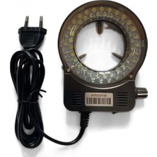 Zapex Led-56 Stereo Mikroskop Aydınlatıcı LED Halka Işık Kaynağı 12V-4.5W - Siyah