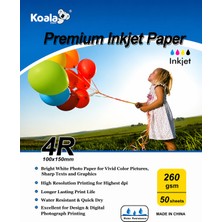 Koala Papers Brother MFC-T920DW Uyumlu 10X15CM 260GR Fotoğraf Kağıdı