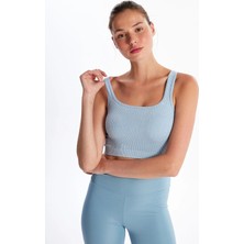 Lc Waikiki Yeni Sezon Kadın U Yaka Düz Crop