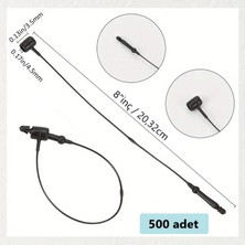 Jokey Ambalaj El Geçmeli Siyah Kılçık 8"inç / 20,32CM (1PK-500 Adet)