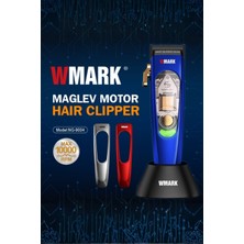 Wmark NG-9004 Maglev Motor Saç Kesme Makinesi 10000 Rpm 2600 Mah Dlc Fade Blade Profesyonel Clipper