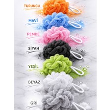 Beylini 2li Karışık Banyo Lifi Büyük Boy 35GR Vücut Duş Kesesi File Top Lif Peeling Etkili Hijyenik Temizlik