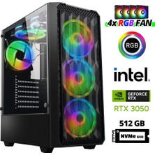 Xaser XSR940 I5 12400F 32GB Ram 512GB M.2 Nvme SSD 6gb RTX3050 Oyuncu Tavsiye Sistem