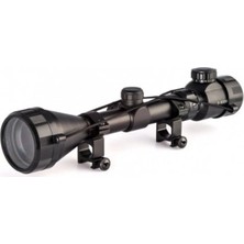 Özgürce 3-9X50 Zoomlu Renkli Işıklı Keskin Nişancı Dürbünü, Çelik Gövde