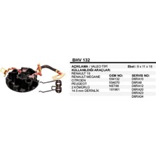 Universal Kömür Yuvası Valeo 094132 Renault R19-MEGANE-CITROEN-PEUGEOT 2 Kömürlü-14.5mm Derinlikli Valeo Tip