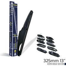 Universal Nıken 325MM 13" 10 Aparatlı Arka Silecek Süpürgesi