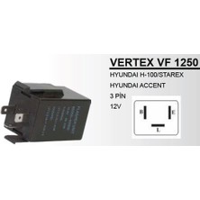 Universal 12V 3pin Flaşör Hyundaı H100/STAREX/ACCENT