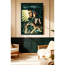 Mushen Studio Blade Runner Ikonik Portre Kanvas Tablo Modern Duvar Dekoru Sanat Eseri Çerçevesiz Ev Ofis