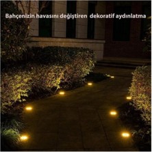 Elwes 4'lü Solar Panelli Kazıklı Bahçe Aydınlatması