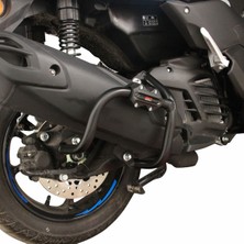 Yns Gp Kompozit Yamaha Nmax 125 / 155 2021-2024 Uyumlu Egzoz Koruma Demiri Siyah