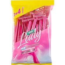 4 Adet Derby Lady 2 Bıçaklı 10 + 4 Poşet