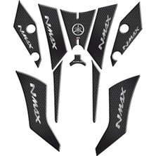 Yns Nmax Tank Pad Set 2015-2020 10 Parça Siyah
