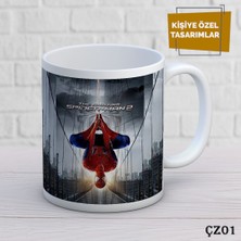 Birsence Spider Man Film Karakterli Kişiye Özel Kupa  Bardak