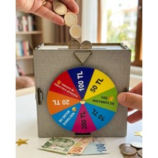 Twin Store Eğlenceli Biriktirme Kumbarası Şans Çarklı Tasarruf Oyunu