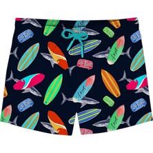 Slipstop Daniel Junior Short Siyah Çocuk Mayo