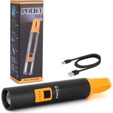 Twin Store PS-305 Şarjlı Göstergeli Askılı Zoomlu Tamirci El Feneri