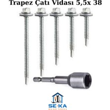 Seka Hand Tools Trapez Çatı Vidası 5,5x 38 400 Adet