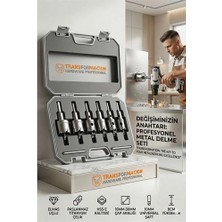 Twin Store Çelik Usta Serisi 6'lı Titanyum Elmas Uçlu Metal & Çelik Delme Panç Seti 723028