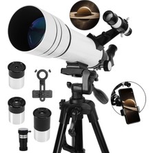 Özgürce Profesyonel 333X Astronomik Gökyüzü Teleskobu ve Tripod Seti