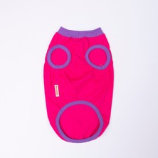 Pawstar Fuchsia-Fuşya Just Smile Tişört Kedi Köpek Tişörtü-Kedi Köpek Kıyafeti