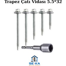 Seka Hand Tools 5.5*32 Trapez Çatı Vidası 50 Adet