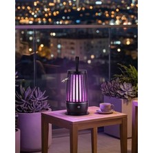 Twin Store Uv Mor Işık Elektrikli Böcek Öldürücü Lamba Gece Aydınlatmalı Sessiz Güvenli Kullanım