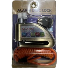 Yns Alarmlı Disk Kilidi  Lock Çelik Hatırlatma Kablolu