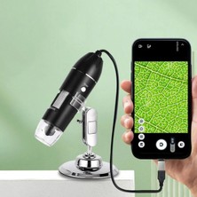 Özgürce Yüksek Çözünürlüklü 1600X Mikroskop, USB Bağlantılı, Çok Amaçlı Kullanım