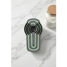 İntora 5'li Ölçekli Ölçü Kaşığı Kabı Seti (8 cm x 14,5 cm x 3,5 Cm)