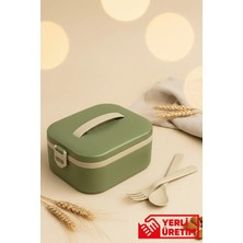 Gugga Eco Lunchee - Sızdırmaz Vakum Kapaklı Ayarlanabilir Bölmeli Yemek Kabı Lunchbox 650 ml