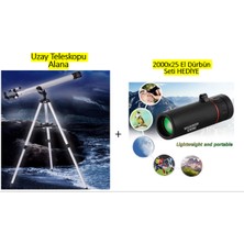Özgürce Yüksek Çözünürlüklü Kat Yakınlaştırmalı Gözlem Seti + El Dürbünü Hediye