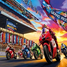 Twin Store 31753 Motor Raci̇ng 50 Parça Puzzle