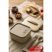 Gugga Lunchee - Çelik Hazneli Sızdırmaz Vakum Kapaklı Yemek Kabı Lunchbox 650 ml