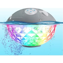 Hpytech🌊💡 Su Geçirmez Yüzen Bluetooth Hoparlör BT601-LED Işıklı Havuz & Duş Hoparlörü💡🌊