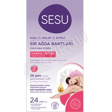 3 Adet Sesu Ağda Bandı 20LI Hassas Cilt