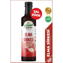 Yöresel Bahçem Elma Sirkesi Doğal Fermantasyon 500 ml