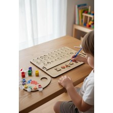 Benomtech Ahşap Boyanabilir Sayılar ve Matematik - Kendin Yap (Dıy) Etkinlik Seti