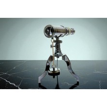 Özgürce Yüksek Kaliteli Metal Tripod Teleskop, Antika Tasarım, Masaüstü Kullanım