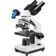 Özgürce Işıklı Çantalı 5000X Mikroskop, Ev ve Bilimsel Araştırma Için Ideal
