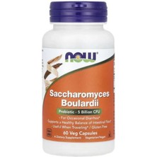 Now Foods, Saccharomyces Boulardii, Probiotic(Probiyotik) 5 Billion Cfu, 60 Vegetarian Caps